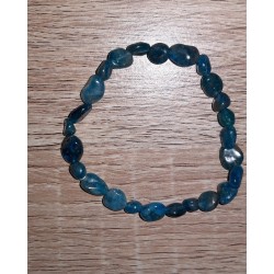 Bracelet en apatite bleue