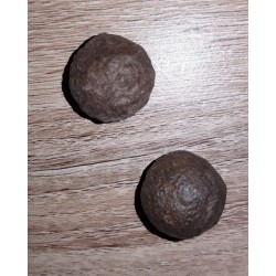Moki balls en pierre brute